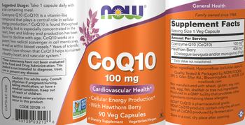 NOW CoQ10 100 mg - supplement