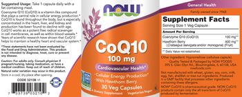 NOW CoQ10 100 mg - supplement