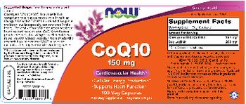 NOW CoQ10 150 mg - supplement