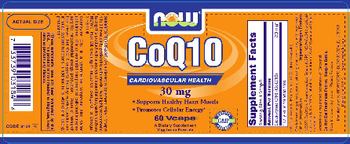 NOW CoQ10 30 mg - supplement