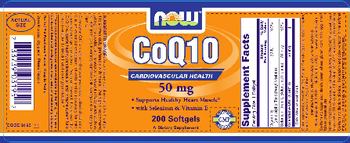 NOW CoQ10 50 mg - supplement