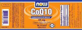 NOW CoQ10 60 mg - supplement