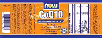 NOW CoQ10 60 mg With Omega-3 Fish Oil - supplement