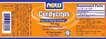 NOW Cordyceps 750 mg - supplement
