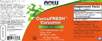 NOW CurcuFRESH - supplement