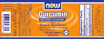 NOW Curcumin From Turmeric Root Extract - supplement