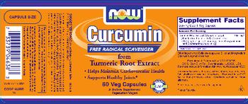 NOW Curcumin From Turmeric Root Extract - supplement