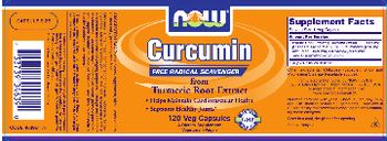 NOW Curcumin From Turmeric Root Extract - supplement