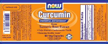 NOW Curcumin From Turmeric Root Extract - herbal supplement