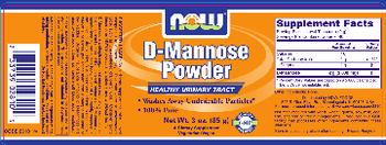 NOW D-Mannose Powder - supplement