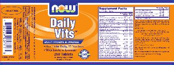 NOW Daily Vits - supplement