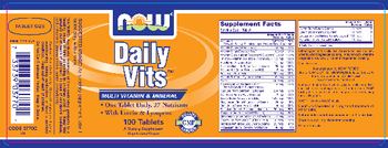 NOW Daily Vits - supplement