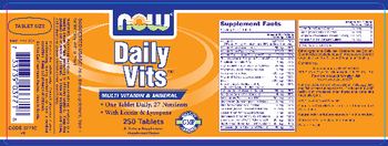 NOW Daily Vits - supplement
