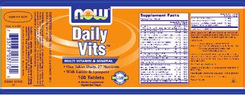 NOW Daily Vits - supplement