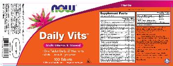 NOW Daily Vits - supplement