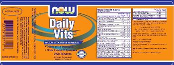 NOW Daily Vits - supplement