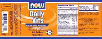 NOW Daily Vits - supplement