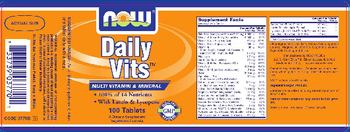 NOW Daily Vits - supplement