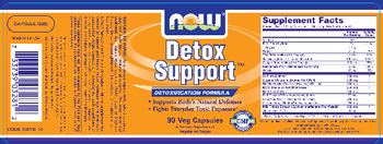 NOW Detox Support - supplement