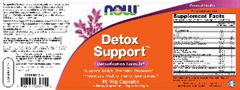 NOW Detox Support - supplement