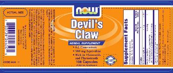 NOW Devil's Claw - supplement