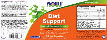 NOW Diet Support - supplement