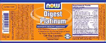 NOW Digest Platinum - supplement