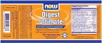 NOW Digest Ultimate - supplement