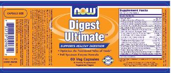 NOW Digest Ultimate - supplement