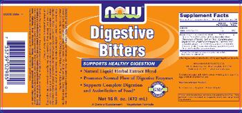 NOW Digestive Bitters - supplement