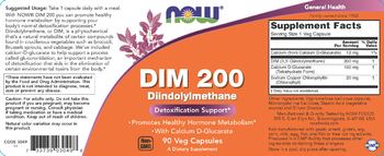 NOW DIM 200 - supplement
