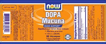 NOW DOPA Mucuna - supplement