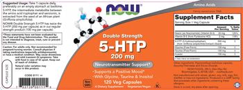 NOW Double Strength 5-HTP 200 mg - supplement