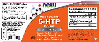 NOW Double Strength 5-HTP 200 mg - supplement