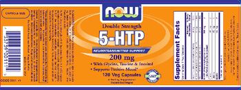 NOW Double Strength 5-HTP 200 mg - supplement