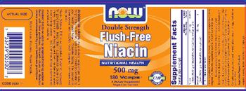 NOW Double Strength Flush-Free Niacin 500 mg - supplement