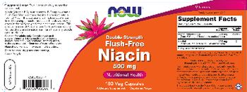 NOW Double Strength Flush-Free Niacin 500 mg - supplement