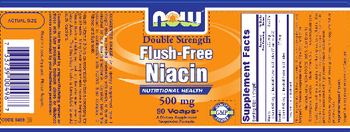 NOW Double Strength Flush-Free Niacin 500 mg - supplement