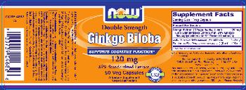 NOW Double Strength Ginkgo Biloba 120 mg - supplement