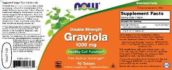 NOW Double Strength Graviola 1000 mg - supplement