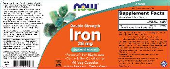NOW Double Strength Iron 36 mg - supplement