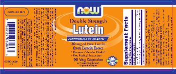 NOW Double Strength Lutein - supplement