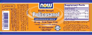 NOW Double Strength Policosanol 20 mg - supplement