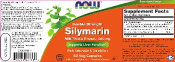 NOW Double Strength Silymarin 300 mg - supplement