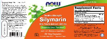 NOW Double Strength Silymarin Milk Thistle Extract 300 mg - supplement