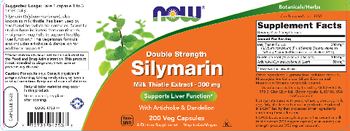 NOW Double Strength Silymarin - supplement