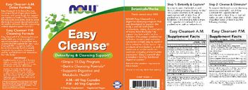 NOW Easy Cleanse Easy Cleanse P.M. - supplement