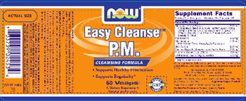 NOW Easy Cleanse P.M. - supplement