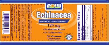 NOW Echinacea 125 mg - supplement