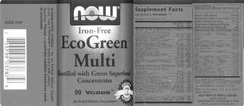 NOW EcoGreen Multi - an herbal supplement